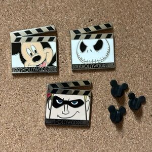 Disney Hollywood Studios Directors Cut Disney trading pin set
